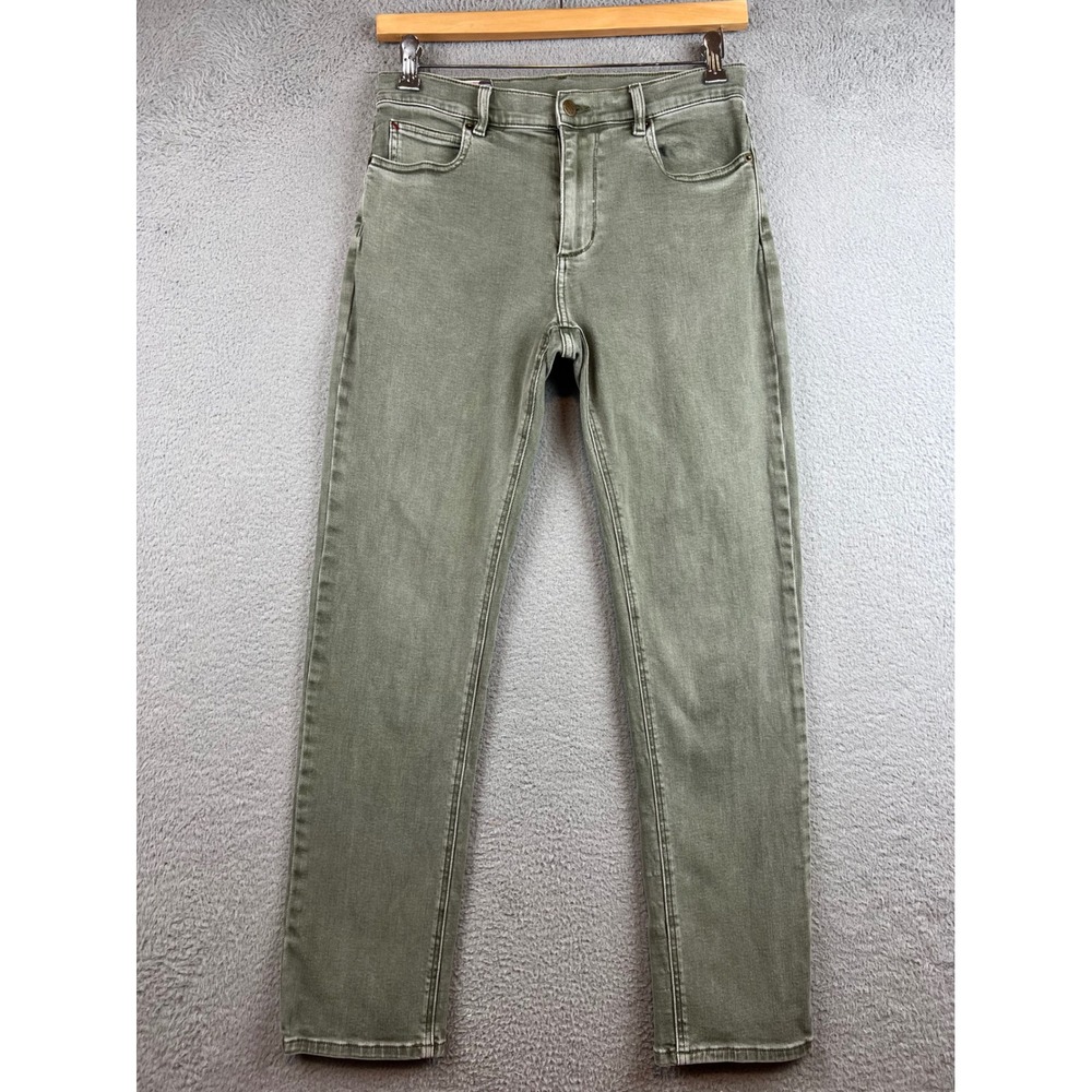 Marine Layer Slim Straight Pants Olive Green Mens 30x32 Style